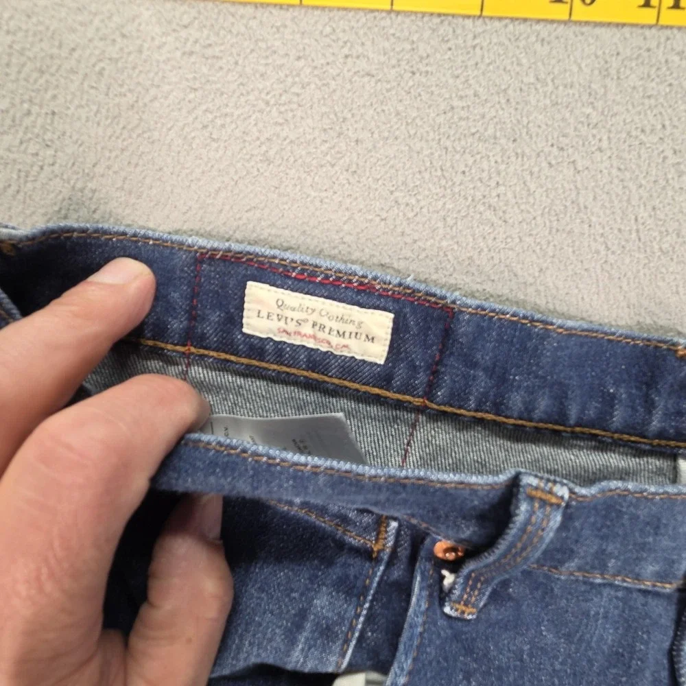 Levis Engineered Jeans Mens LEJ 541 Dark Wash‎ Blue Athletic Tapered Fits 34x25